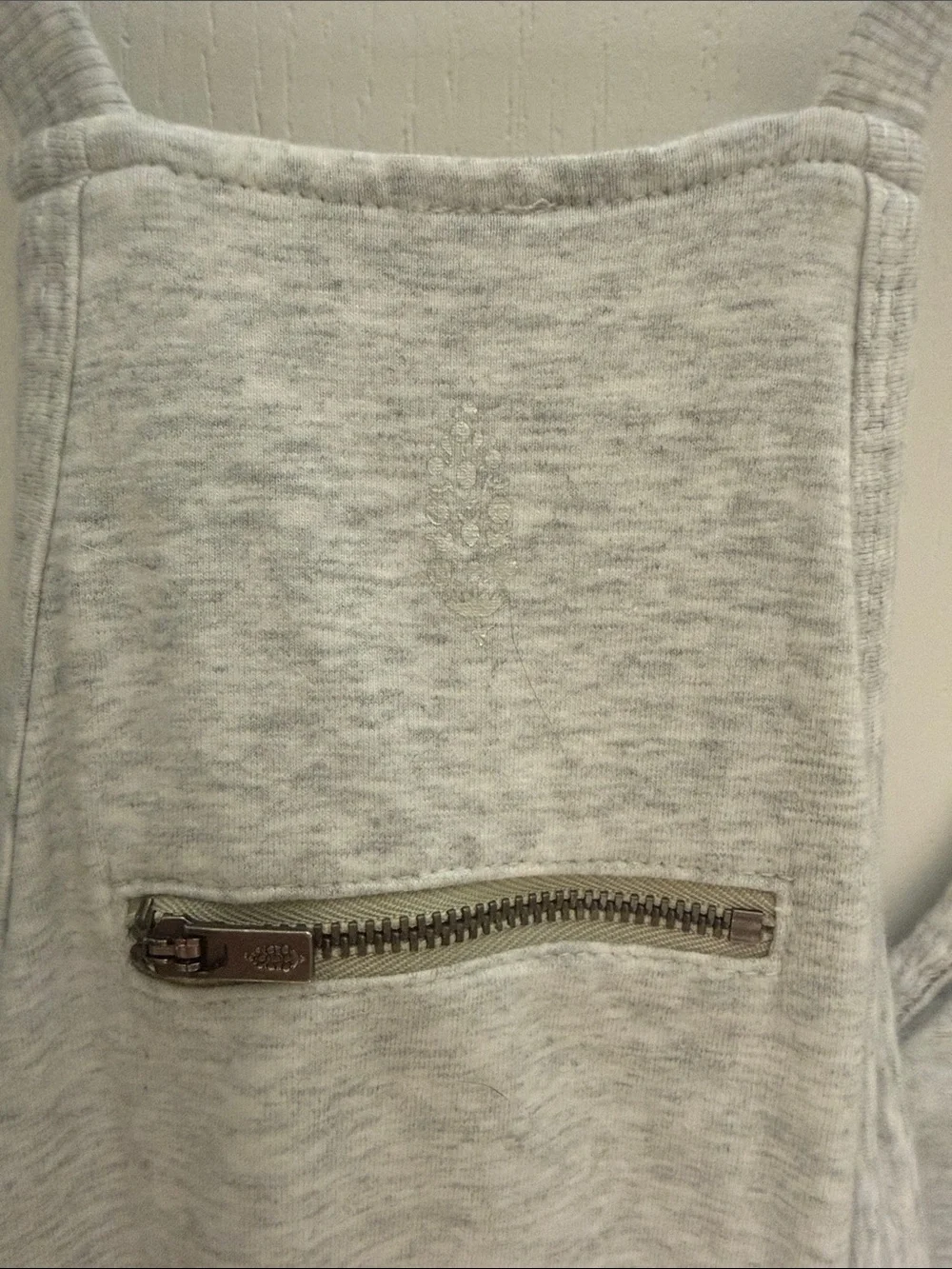 Free People Light Gray Hot Shot Mini Dress with built in shorts and Pocket